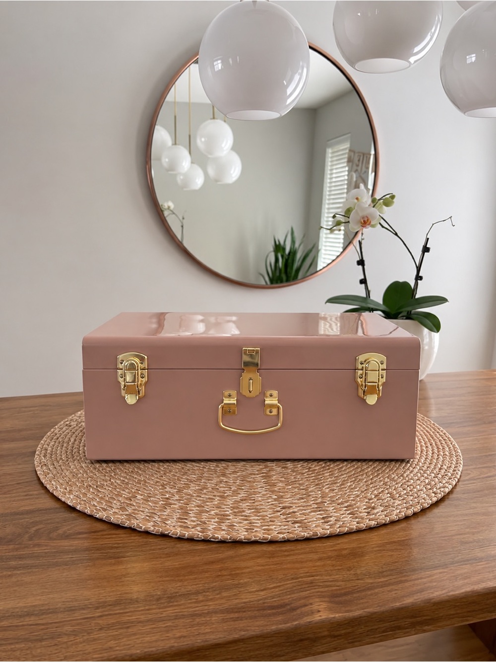Pink Keepsake Trunk - Baby or wedding